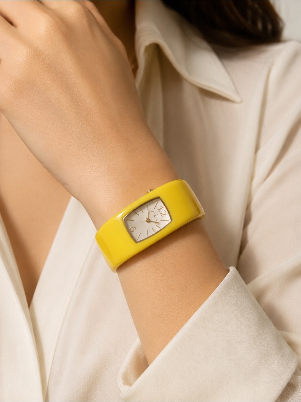 Furla Watch Yellow Bangle-Style